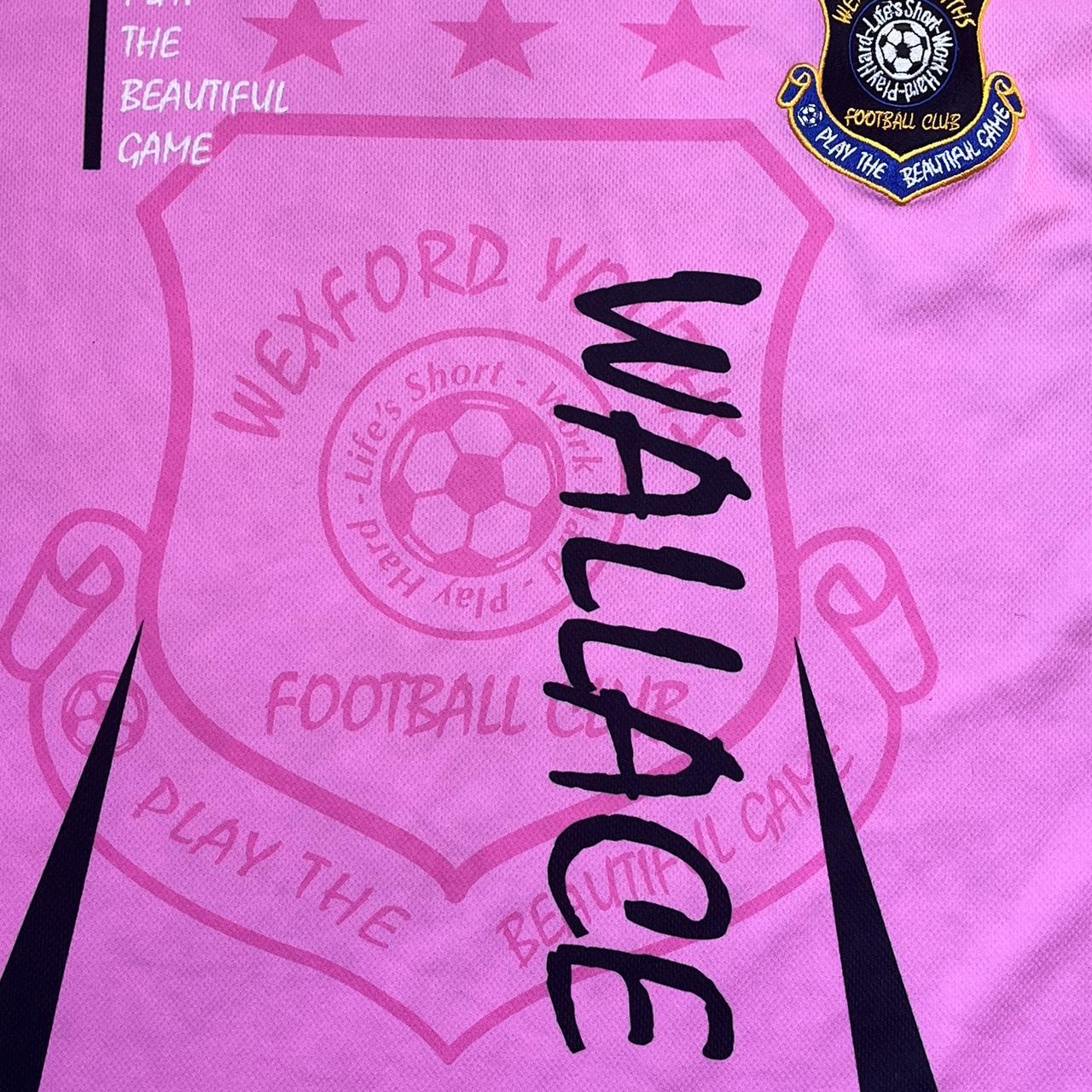 Wexford Youths Football Shirt Pink O’Neills Home Top 2008/10 Men's Original