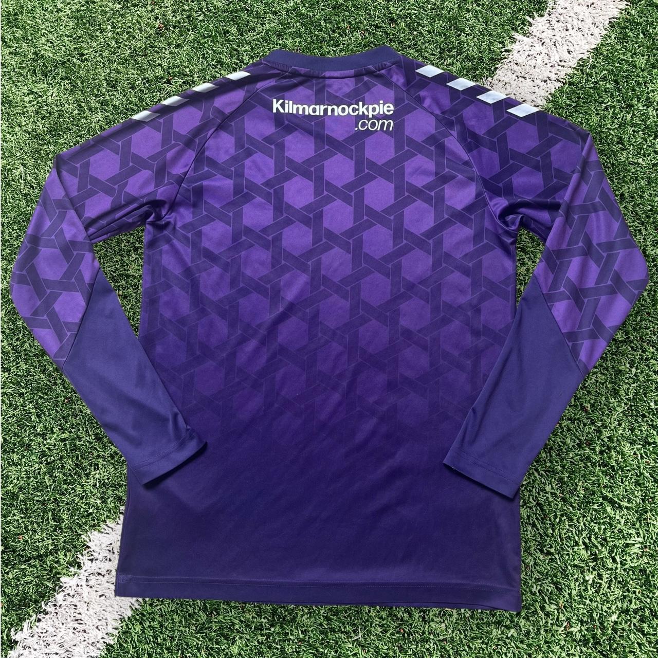 Kilmarnock FC Football Shirt 2020/21 Hummel Goalkeeper Top Purple XS