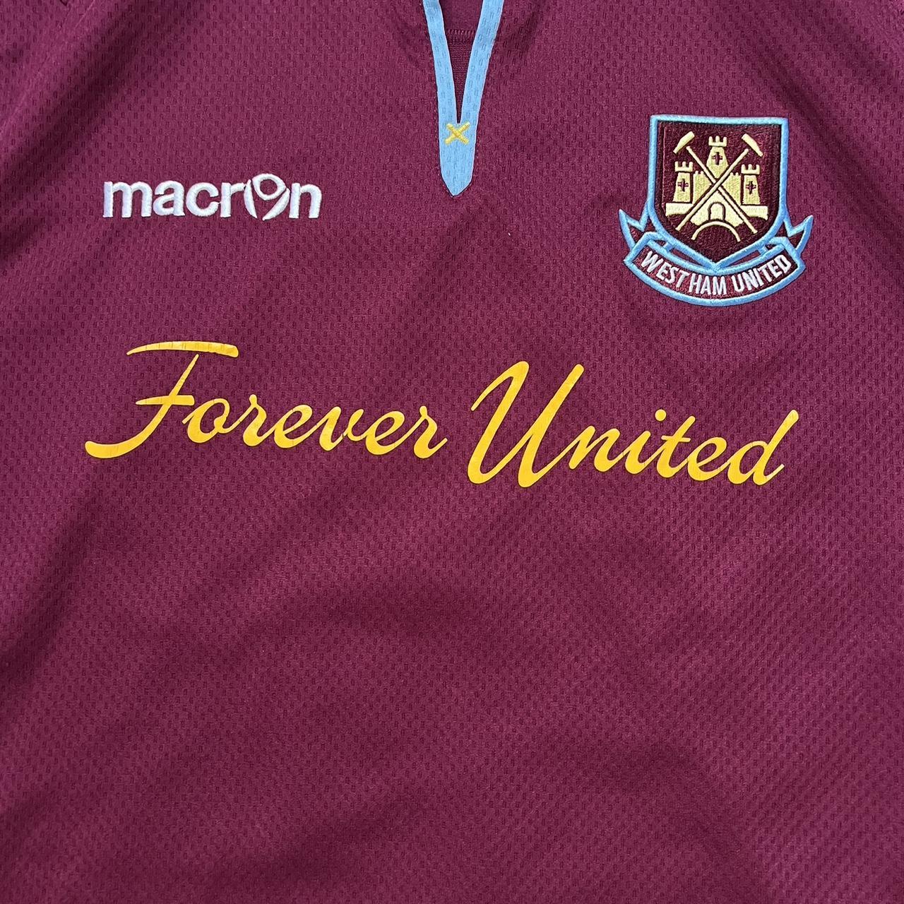 West Ham Football Shirt Macron Special Edition Kit 2012/13 Forever United Small