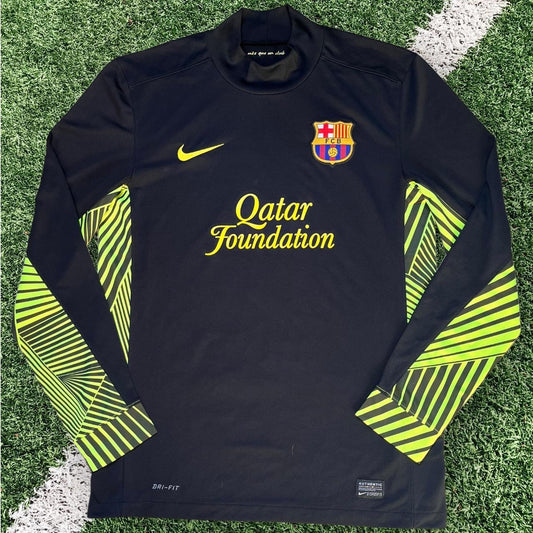 FC Barcelona Football Shirt Nike Goalkeeper Kit 2011/12 Men's Medium Original