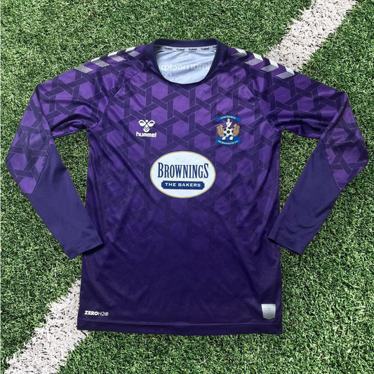 Kilmarnock FC Football Shirt 2020/21 Hummel Goalkeeper Top Purple XS