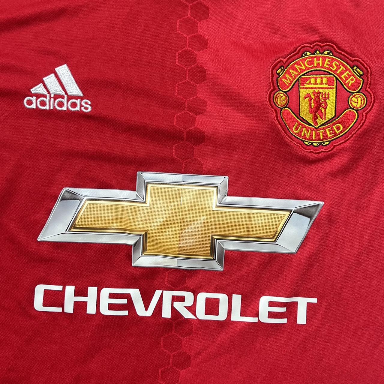 adidas Manchester United Home Kit 2016/17 Long Sleeve Men's Medium