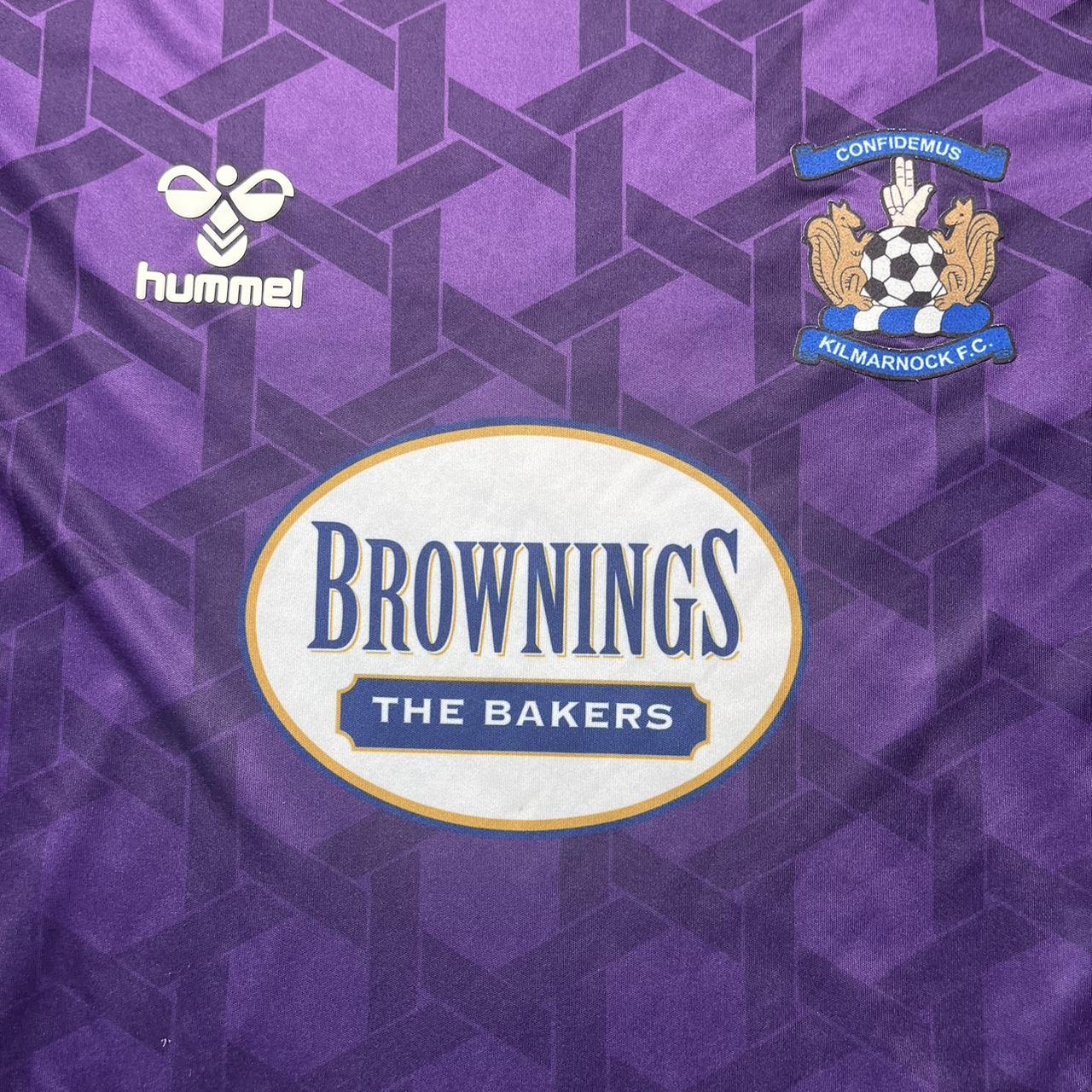 Kilmarnock FC Football Shirt 2020/21 Hummel Goalkeeper Top Purple XS