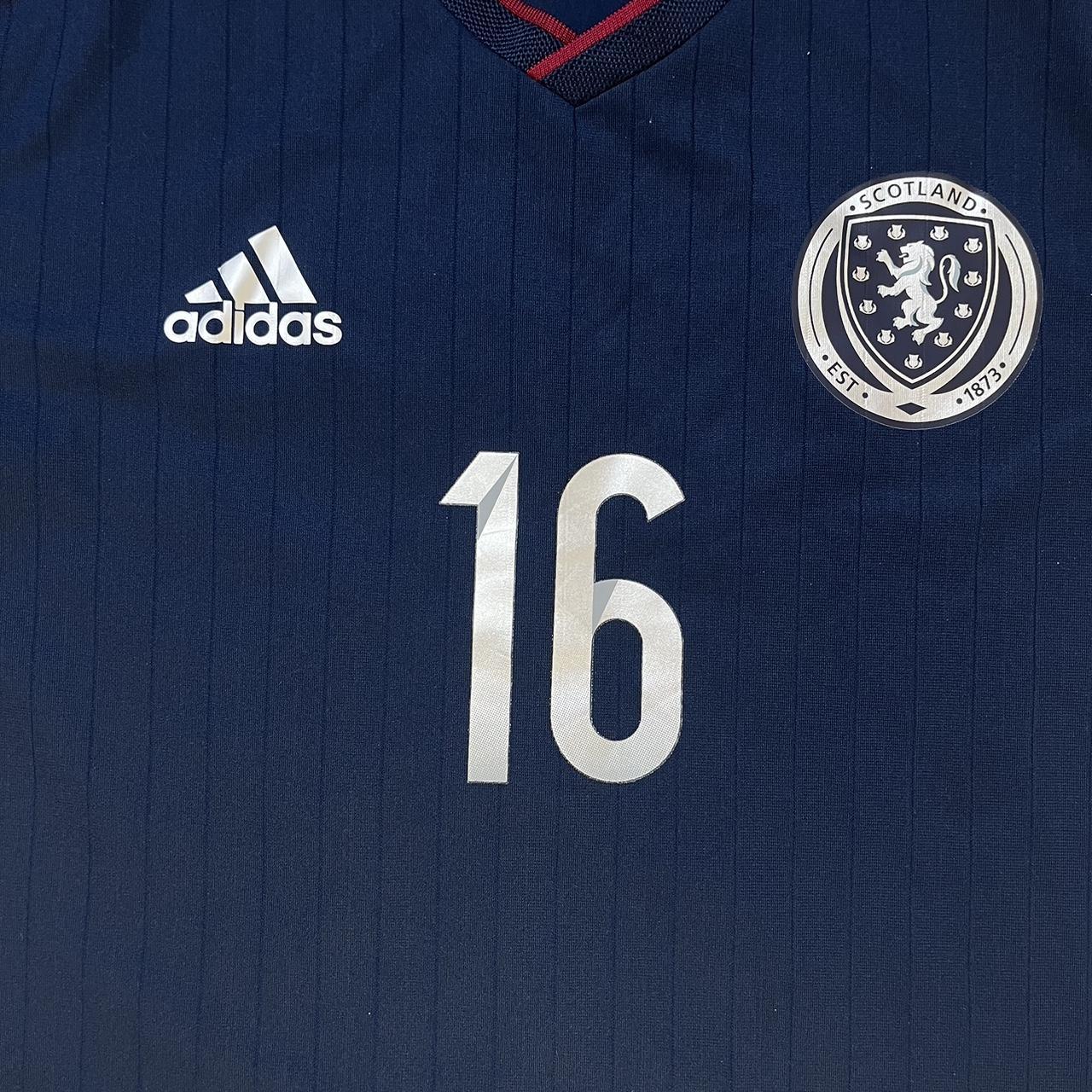 Scotland Match Spec Football Shirt adidas Player Home Kit 2014/15