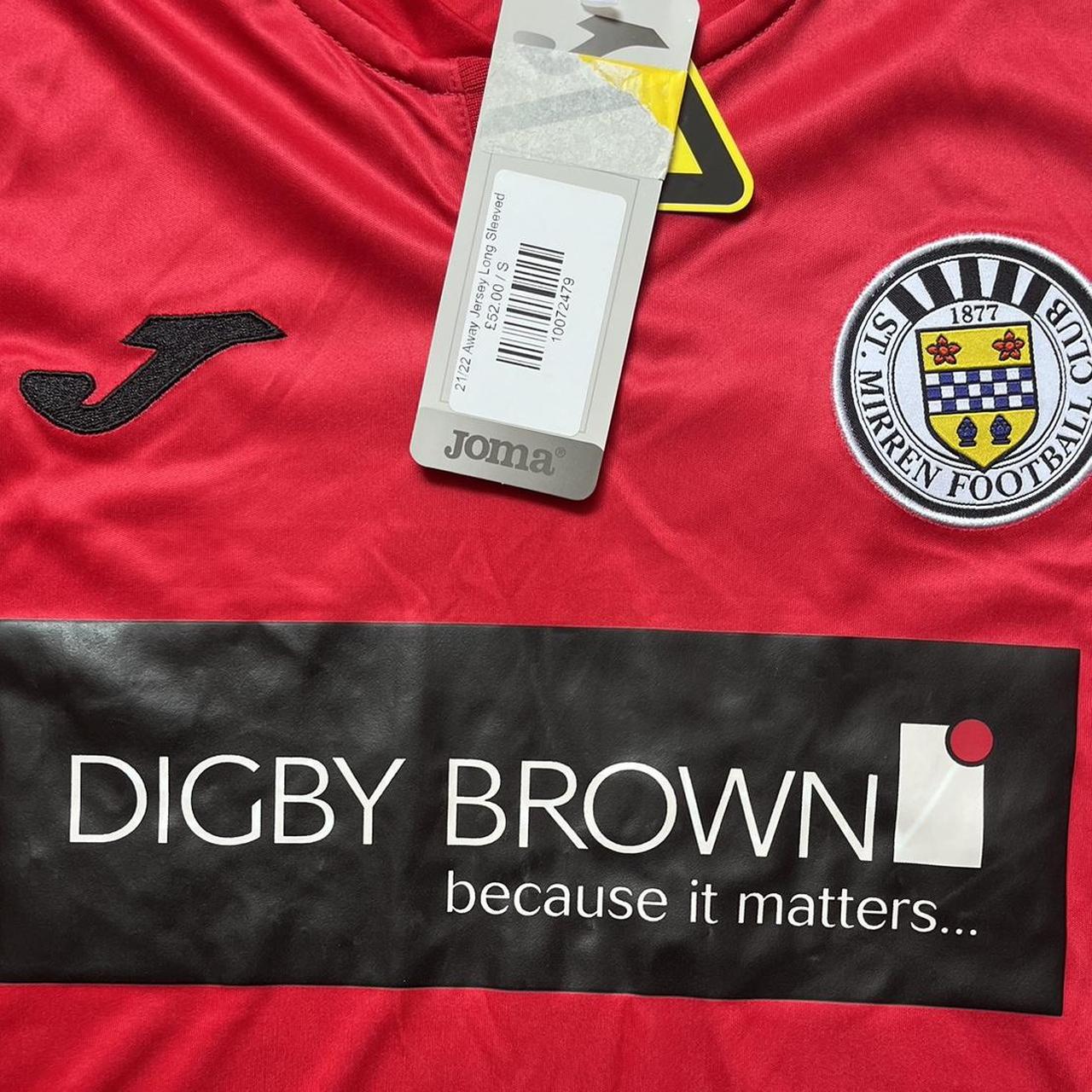 St Mirren Football Shirt Long Sleeve BNWT Joma Away Kit 2021/22