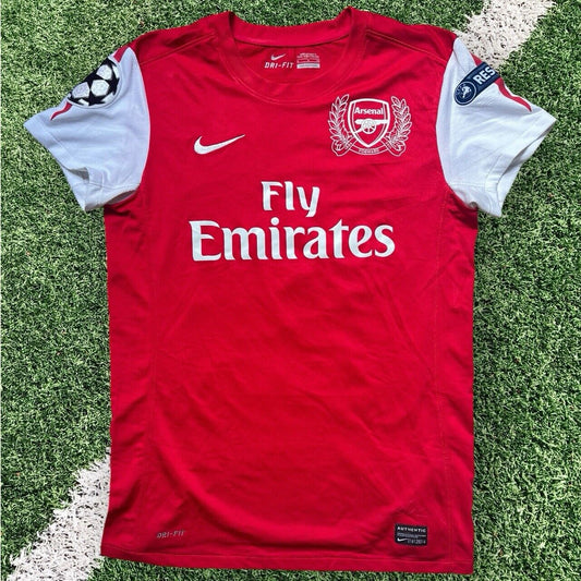 Arsenal Football Shirt Nike 2011/12 Home Kit Top Hannah 19 Women's Small