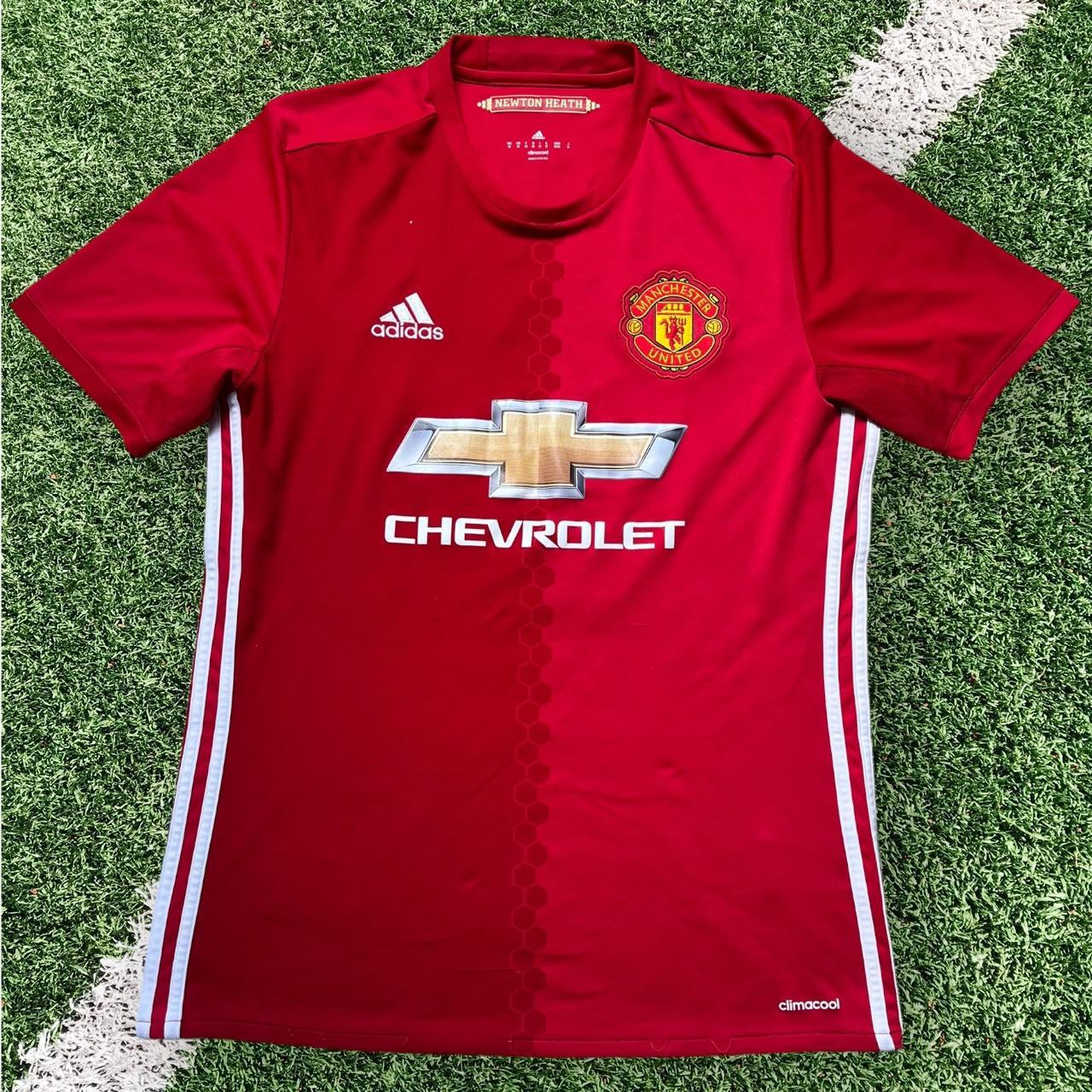 Manchester United Football Shirt adidas Home Kit 2016/17 Rashford Men's Medium