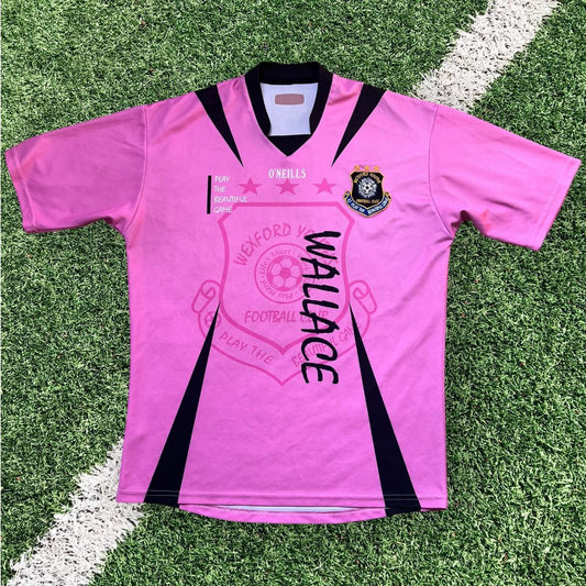 Wexford Youths Football Shirt Pink O’Neills Home Top 2008/10 Men's Original